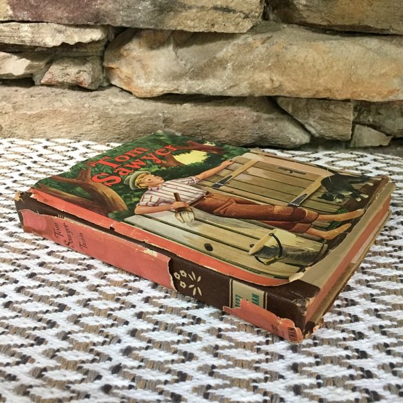 Vintage Tom Sawyer Book Mark Twain Hardcover 1944 - Picture 3 of 15
